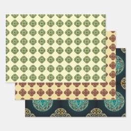 Celtic Pattern Geschenkwrap Geschenkpapier Set