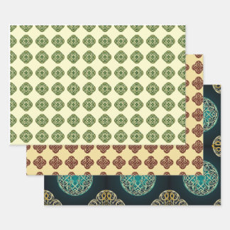 Celtic Pattern Geschenkwrap Geschenkpapier Set