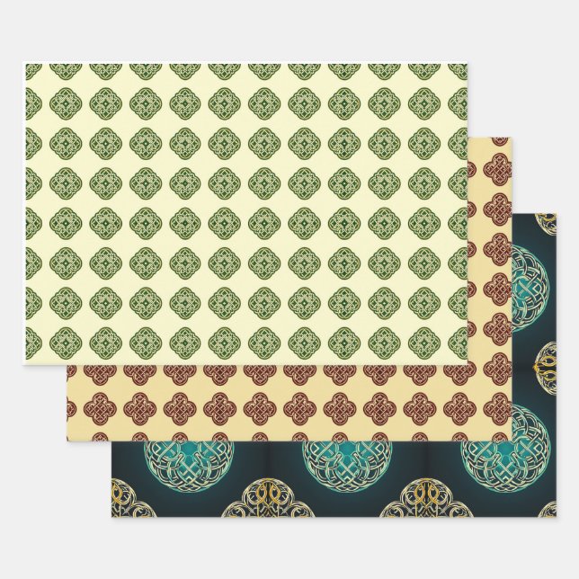 Celtic Pattern Geschenkwrap Geschenkpapier Set (Set)