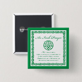 Celtic Prayer St. Patrick's Day Button