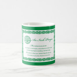 Celtic Prayer St. Patrick's Day Kaffeetasse