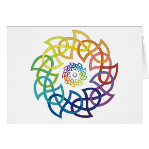 Celtic Rainbow Knüpfarbeit