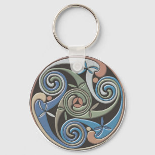 Celtic Round Design - Schlüsselanhänger