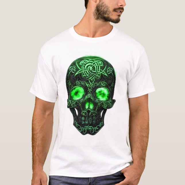 Celtic Rune Skull T-Shirt (Vorderseite)