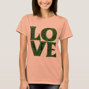 Celtic Schriftart LIEBE T-Shirt