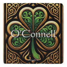 Celtic Shamrock Coaster 