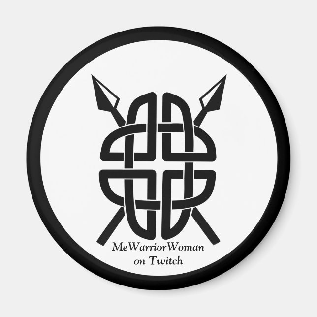 Celtic Shield, MeWarriorWoman auf Twitch Magnet (Vorne)