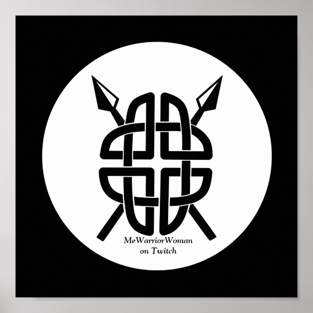 Celtic Shield, MeWarriorWoman auf Twitch Poster (Vorne)