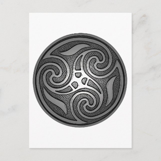Celtic Spiral Postkarte (Vorderseite)