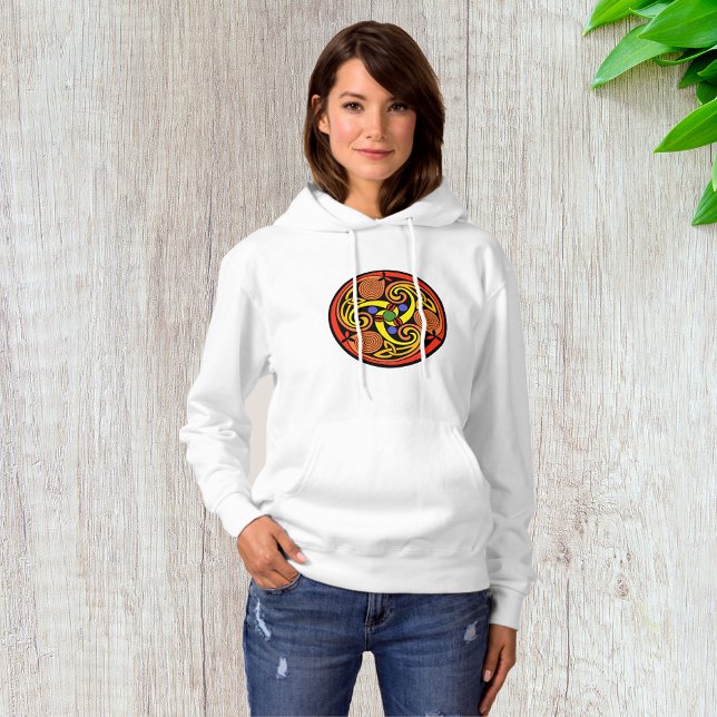 Celtic Spiral Womens Hoodie (Von Creator hochgeladen)