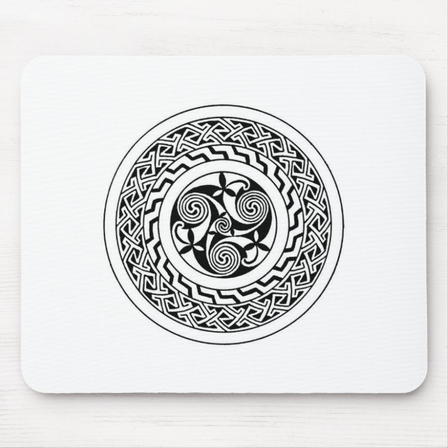 Celtic-Spirale Mousepad (Vorne)