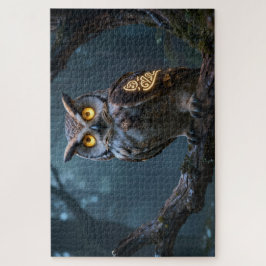 Celtic Spirit Animal Owl Jigsaw Puzzle