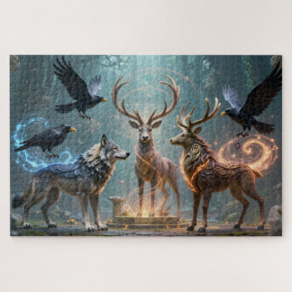 Celtic Spirit Animal Totem Jigsaw Puzzle