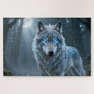 Celtic Spirit Animal Wolf Puzzle