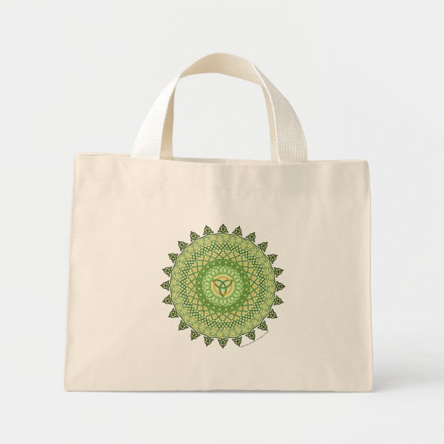 Celtic St. Patty's Day Tote Bag Mini Stoffbeutel (Vorne)