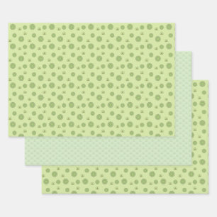 Celtic St. Patty's Day Wrapping Paper Set Geschenkpapier Set