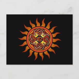 Celtic Sun 4 Postkarte