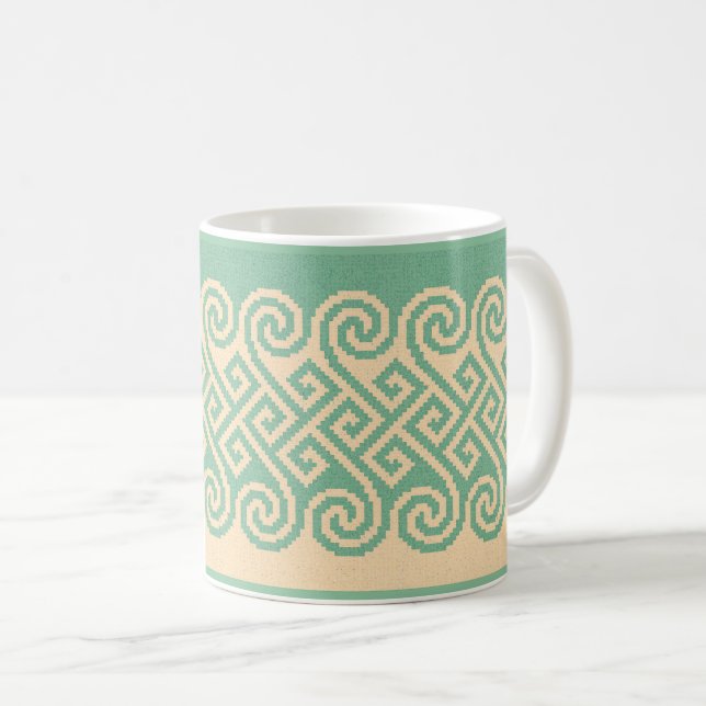 Celtic Sweater Coffee Tasse (VorderseiteRechts)