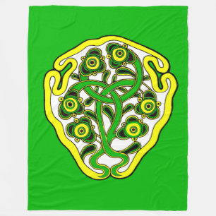 Celtic-Symbol Fleecedecke