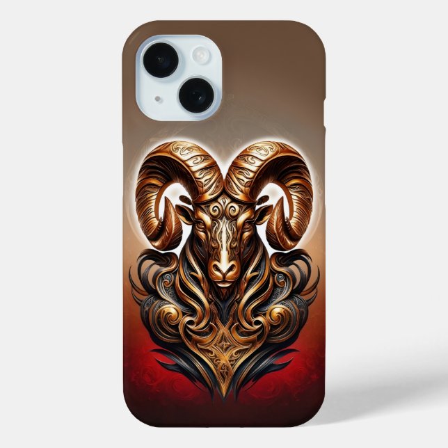Celtic Tribal Aries Zodiac Phone Case  (Rückseite)
