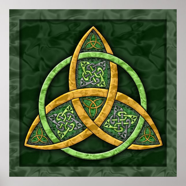 Celtic Trinity Knot Fine Art Poster (Vorne)