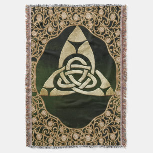 Celtic Trinity Knot on Forest Shadows Decke