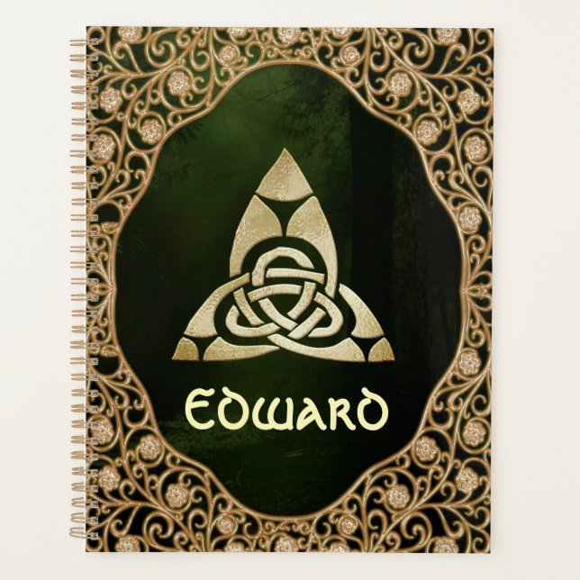 Celtic Trinity Knot on Forest Shadows Planer (Vorderseite)