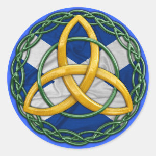Celtic Trinity Knot Runder Aufkleber
