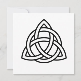 Celtic Trinity Knot Triquetra Symbol Einladung