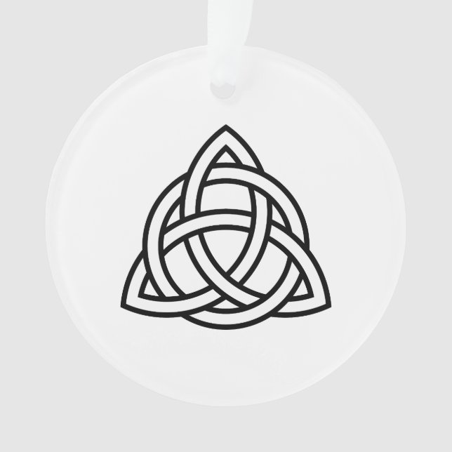 Celtic Trinity Knot Triquetra Symbol Ornament (Vorderseite)