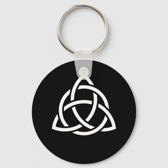 Celtic Trinity Knot Triquetra Symbol Schlüsselanhänger (Vorderseite)