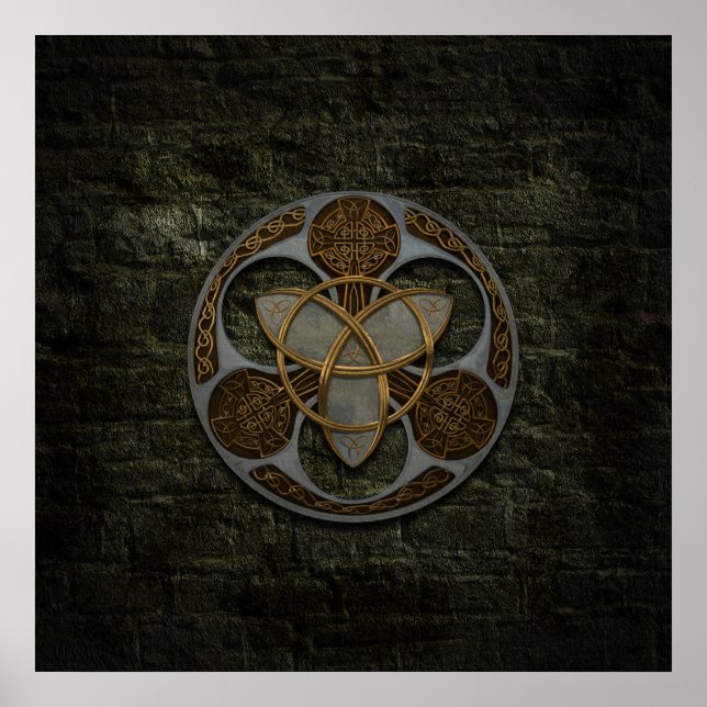 Celtic Trinity Shield Poster (Vorne)