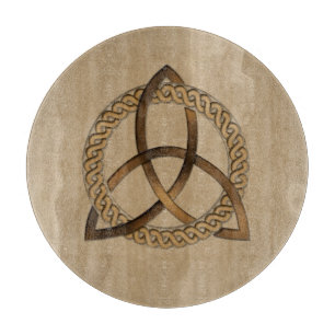 Celtic Triquetra Trinity Knot Cutting Board Schneidebrett