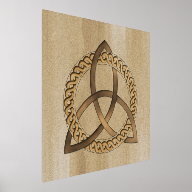 Celtic Triquetra Trinity Knot Foil Print Foliendrucke (Ablage )
