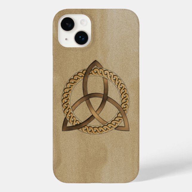 Celtic Triquetra Trinity Knot iPhone 14 Plus Fall Case-Mate iPhone 14 Plus Hülle (Rückseite)