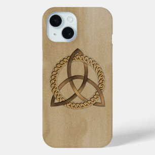 Celtic Triquetra Trinity Knot iPhone 15 Coque