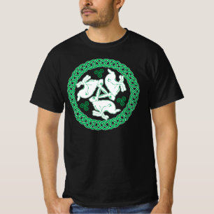 Celtic Triskele Hares T-Shirt