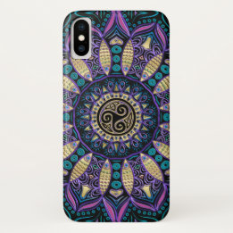 Celtic Triskele Mandala iPhone X Fall Case-Mate iPhone Hülle