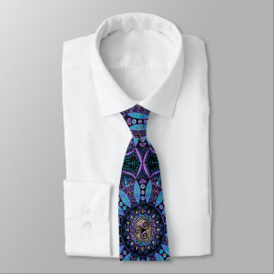 Celtic Triskele Mandala Krawatte