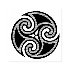 Celtic Triskele Ornament Permastempel