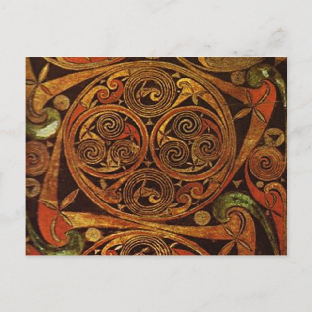 Celtic Triskele Postkarte (Vorderseite)