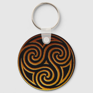 Celtic Triskele Schlüsselkette Schlüsselanhänger