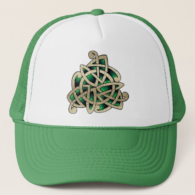 Celtic Triskele Truckerkappe (Vorderseite)