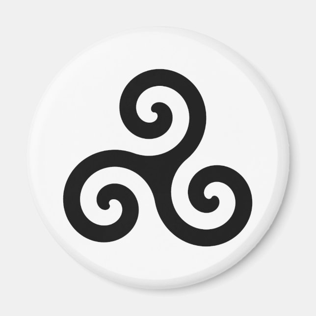 Celtic Triskelion Symbol Magnet (Vorne)