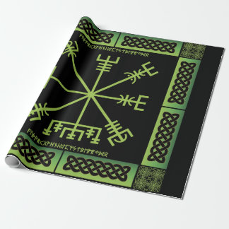 Celtic Vegvisier Wrapping Paper Geschenkpapier
