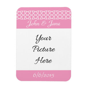 Celtic Weave Hearve in Petal Pink Erinnerung Magne Magnet