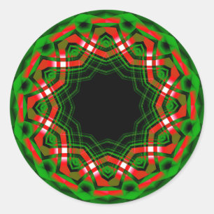 Celtic Weihnachten Festival Runder Aufkleber