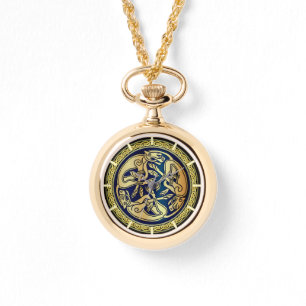 Celtic Wolf Knüpfarbeit Triad Armbanduhr