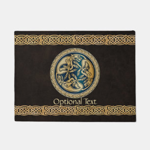 Celtic Wolf Knüpfarbeit Trial Fußmatte