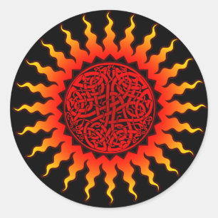 Celticsun-Aufkleber Runder Aufkleber
